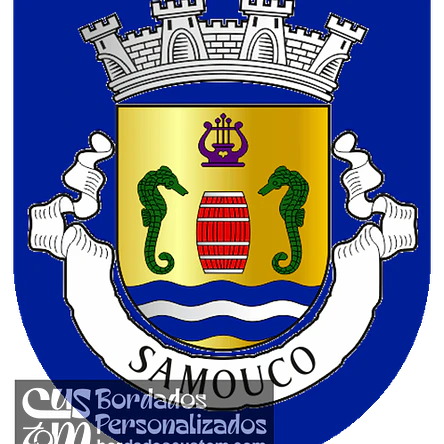Emblema Bordado Freguesia de Samouco (Alcochete, Setúbal) 1