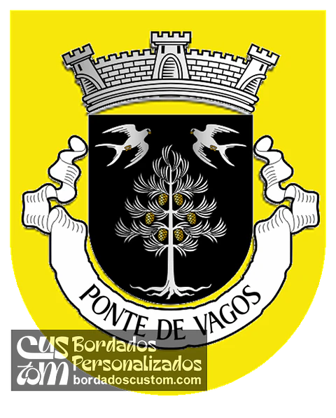 Emblema Bordado Antiga Freguesia de Ponte de Vagos (Vagos, Aveiro)