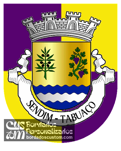 Emblema Bordado Freguesia de Sendim (Tabuaço, Viseu)