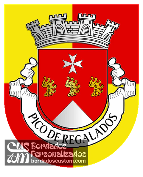 Emblema Bordado Antiga Freguesia de Pico de Regalados (Vila Verde, Braga)
