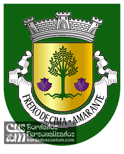 Emblema Bordado Antiga Freguesia de Freixo de Cima (Amarante, Porto)