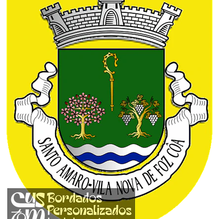 Emblema Bordado Antiga Freguesia de Santo Amaro (Vila Nova de Foz Côa, Guarda) 1