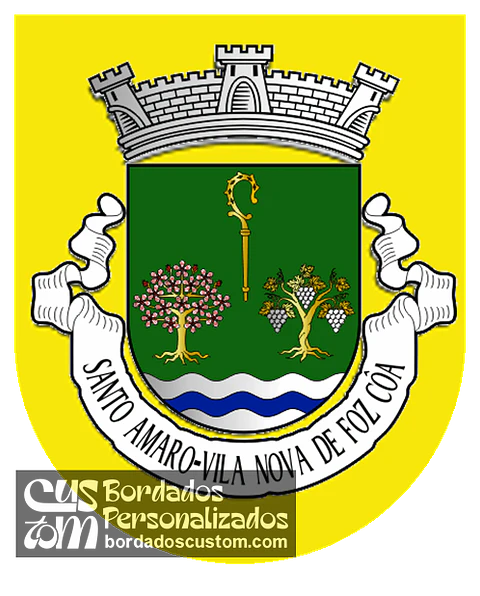 Emblema Bordado Antiga Freguesia de Santo Amaro (Vila Nova de Foz Côa, Guarda)