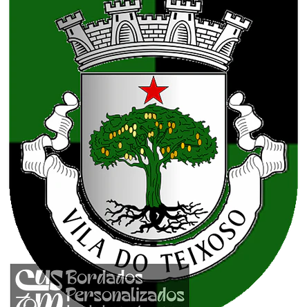 Emblema Bordado Antiga Freguesia de Teixoso (Covilhã, Castelo Branco) 1