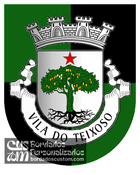 Emblema Bordado Antiga Freguesia de Teixoso (Covilhã, Castelo Branco)