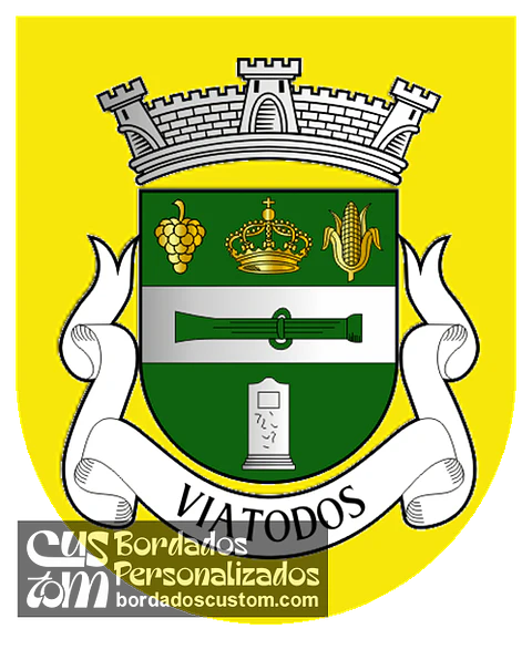 Emblema Bordado Antiga Freguesia de Viatodos (Barcelos, Braga)