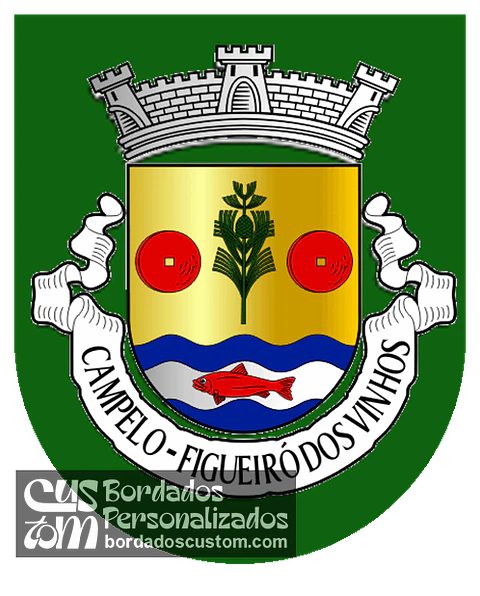 Emblema Bordado Freguesia de Campelo (Figueiró dos Vinhos, Leiria)