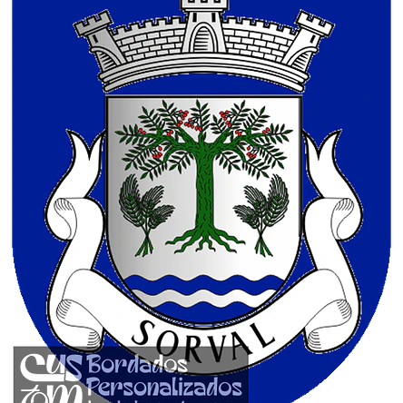 Emblema Bordado Antiga Freguesia de Sorval (Pinhel, Guarda) 1