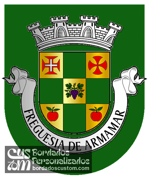 Emblema Bordado Freguesia de Armamar (Armamar, Viseu)