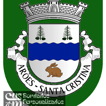Emblema Bordado Freguesia de Arões (Santa Cristina) (Fafe, Braga) 1