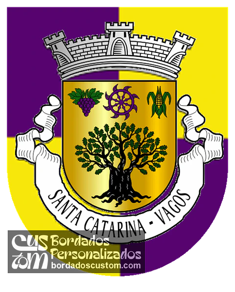Emblema Bordado Antiga Freguesia de Santa Catarina (Vagos, Aveiro)