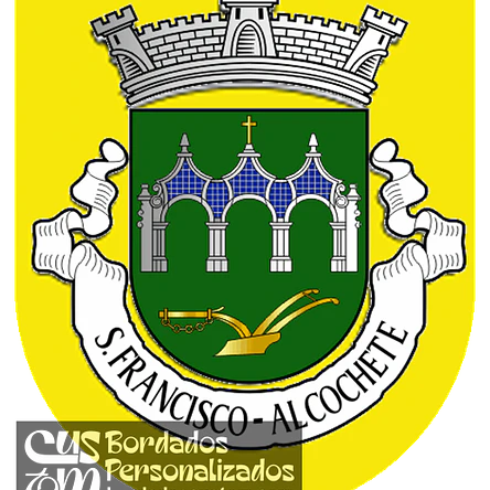 Emblema Bordado Freguesia de São Francisco (Alcochete, Setúbal) 1