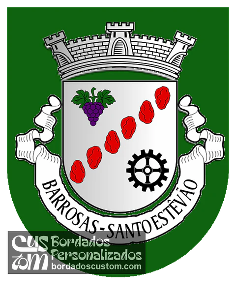 Emblema Bordado Antiga Freguesia de Barrosas (Santo Estevão) (Lousada, Porto)