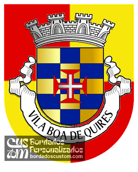 Emblema Bordado Antiga Freguesia de Vila Boa de Quires (Marco de Canaveses, Porto)