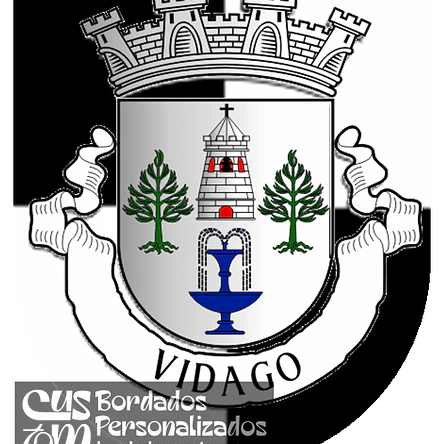 Emblema Bordado Antiga Freguesia de Vidago (Chaves, Vila Real) 1