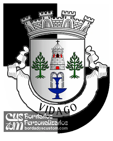 Emblema Bordado Antiga Freguesia de Vidago (Chaves, Vila Real)