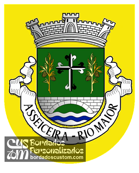 Emblema Bordado Freguesia de Asseiceira (Ourém, Santarém)
