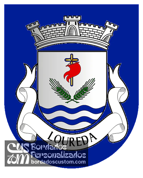 Emblema Bordado Antiga Freguesia de Loureda (Arcos de Valdevez, Viana do Castelo)