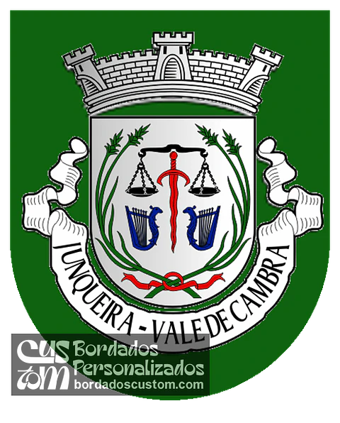 Emblema Bordado Freguesia de Junqueira (Vale de Cambra, Aveiro)