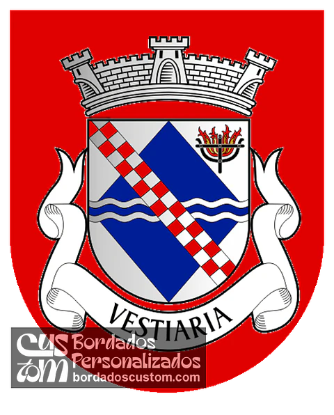 Emblema Bordado Antiga Freguesia de Vestiaria (Alcobaça, Leiria)