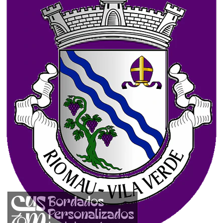 Emblema Bordado Antiga Freguesia de Rio Mau (Vila Verde, Braga) 1