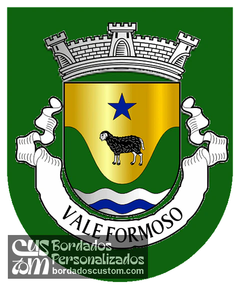 Emblema Bordado Antiga Freguesia de Vale Formoso (Covilhã, Castelo Branco)