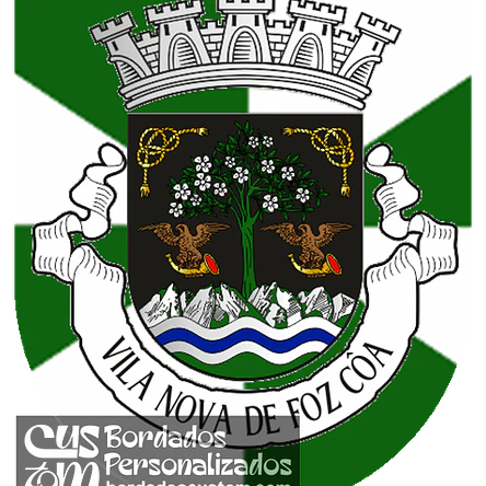 Emblema Bordado Município de Vila Nova de Foz Côa (Guarda) 1