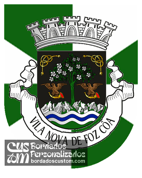 Emblema Bordado Município de Vila Nova de Foz Côa (Guarda)