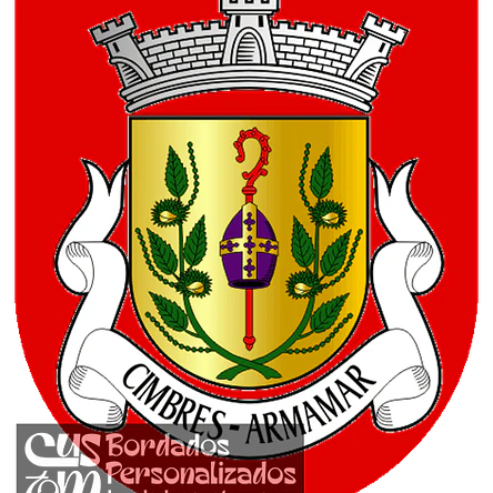 Emblema Bordado Freguesia de Cimbres (Armamar, Viseu) 1