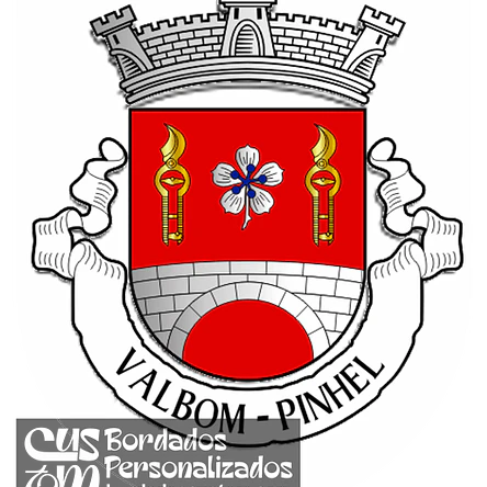Emblema Bordado Antiga Freguesia de Valbom (Pinhel, Guarda) 1