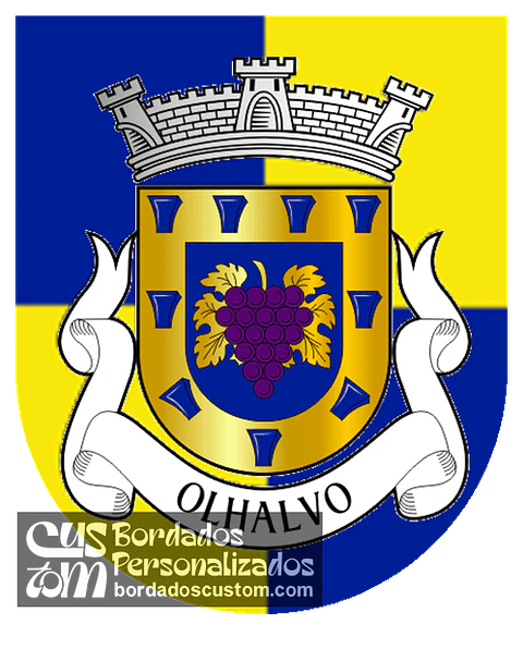 Emblema Bordado Freguesia de Olhalvo (Alenquer, Lisboa)
