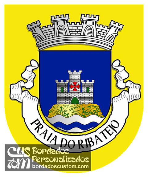Emblema Bordado Freguesia de Praia do Ribatejo (Vila Nova da Barquinha, Santarém)