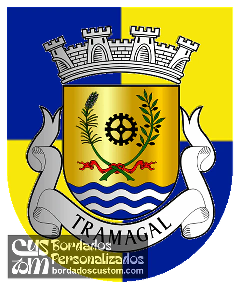 Emblema Bordado Freguesia de Tramagal (Abrantes, Santarém)