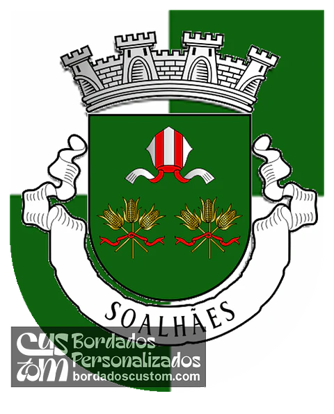 Emblema Bordado Freguesia de Soalhães (Marco de Canaveses, Porto)