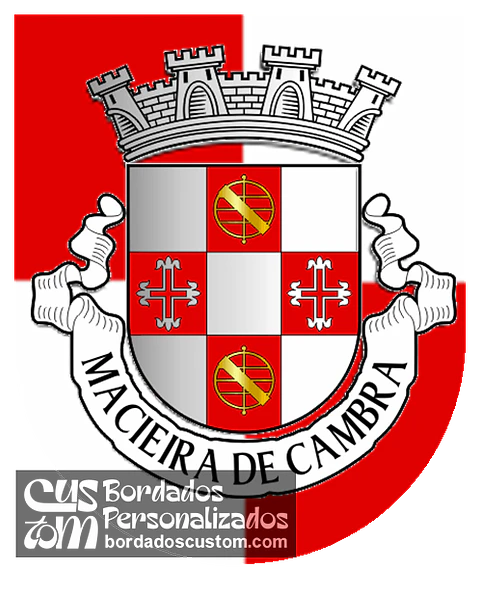 Emblema Bordado Freguesia de Macieira de Cambra (Vale de Cambra, Aveiro)