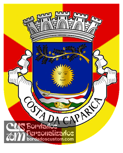 Emblema Bordado Freguesia de Costa da Caparica (Almada, Setúbal)