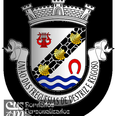 Emblema Bordado Freguesia de Destriz e Reigoso (Oliveira de Frades, Viseu) 1