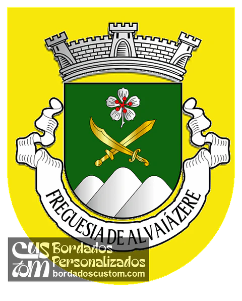 Emblema Bordado Antiga Freguesia de Alvaiázere (Alvaiázere, Leiria)
