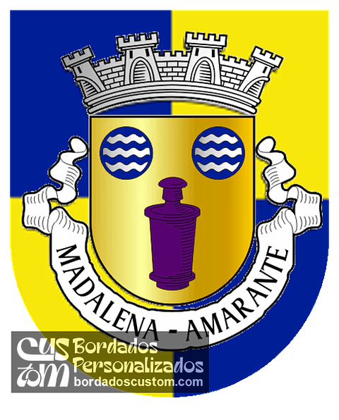 Emblema Bordado Antiga Freguesia de Madalena (Amarante, Porto)