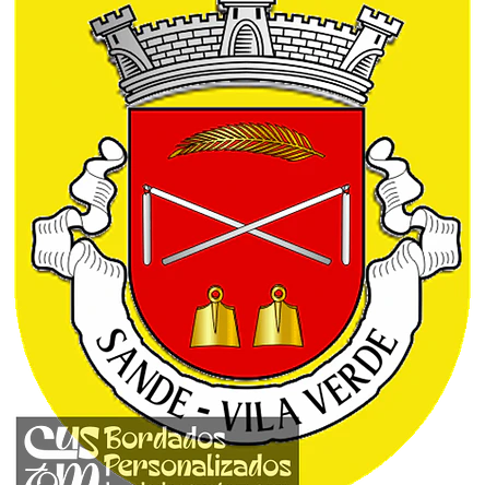 Emblema Bordado Antiga Freguesia de Sande (Vila Verde, Braga) 1