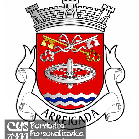 Emblema Bordado Antiga Freguesia de Arreigada (Paços de Ferreira, Porto) 1