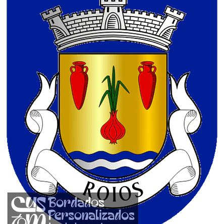 Emblema Bordado Freguesia de Roios (Vila Flor, Bragança) 1