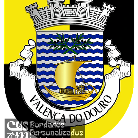 Emblema Bordado Freguesia de Valença do Douro (Tabuaço, Viseu) 1