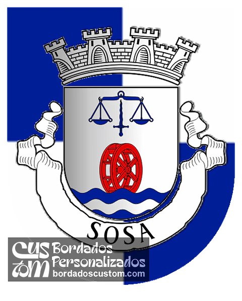 Emblema Bordado Antiga Freguesia de Sosa (Vagos, Aveiro)