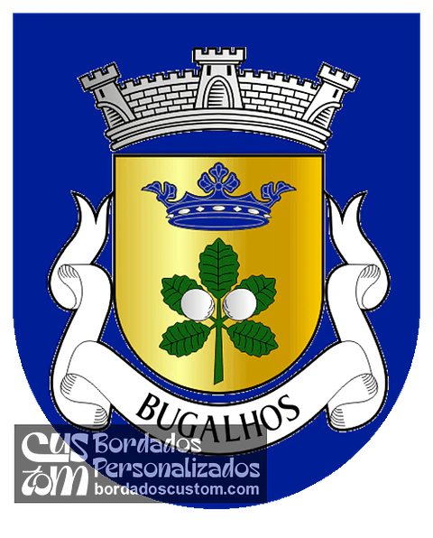 Emblema Bordado Freguesia de Bugalhos (Alcanena, Santarém)