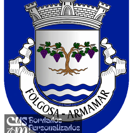 Emblema Bordado Freguesia de Folgosa (Armamar, Viseu) 1