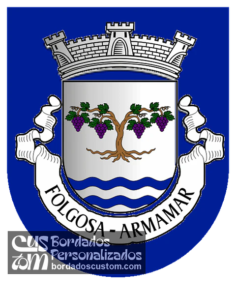 Emblema Bordado Freguesia de Folgosa (Armamar, Viseu)