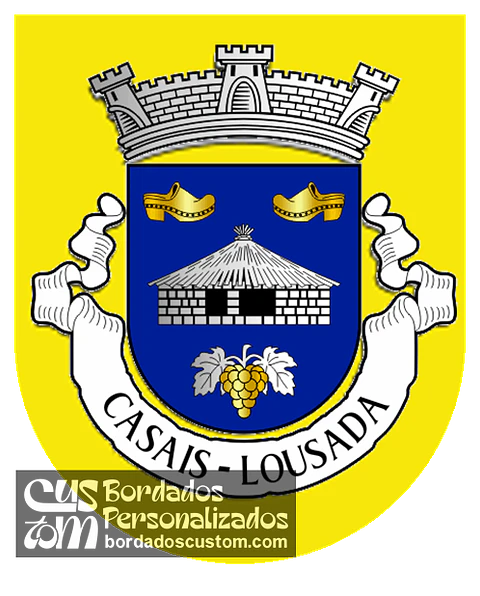 Emblema Bordado Antiga Freguesia de Casais (Lousada, Porto)
