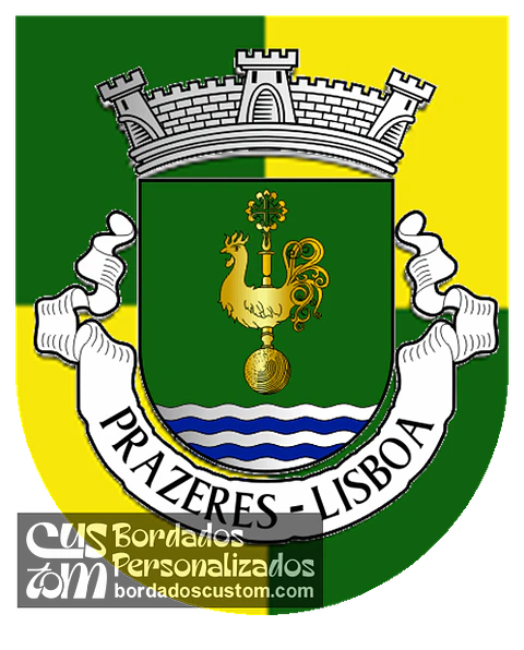 Emblema Bordado Antiga Freguesia de Prazeres (Lisboa, Lisboa)