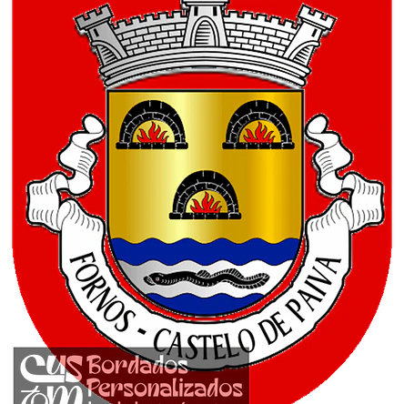 Emblema Bordado Freguesia de Fornos (Castelo de Paiva, Aveiro) 1